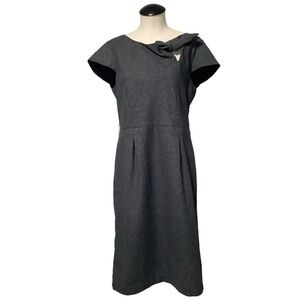 OSCAR DE LA RENTA NWT Dark Gray Dress - Size 12